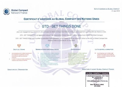 Certificat-Inscription-GTD-GET-THINGS-DONE